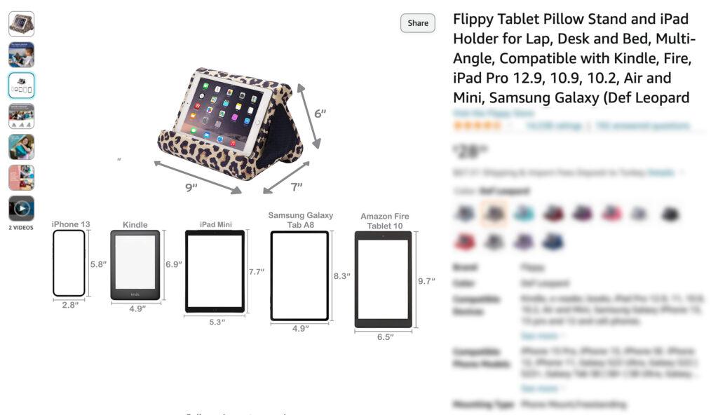 Choosing the Right Dimensions for Product Images