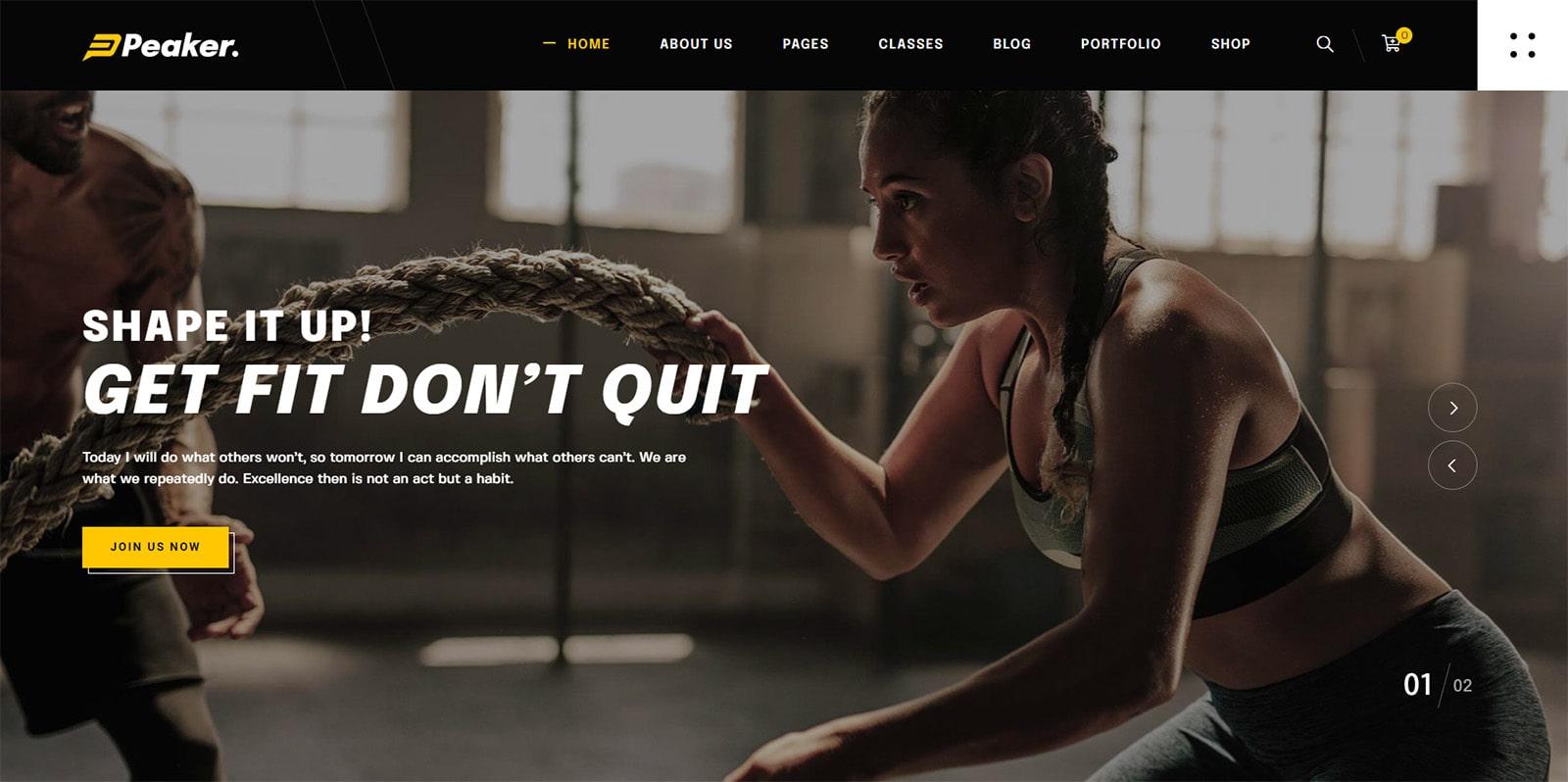 Why a Great Theme Matters for Your Fitness Website