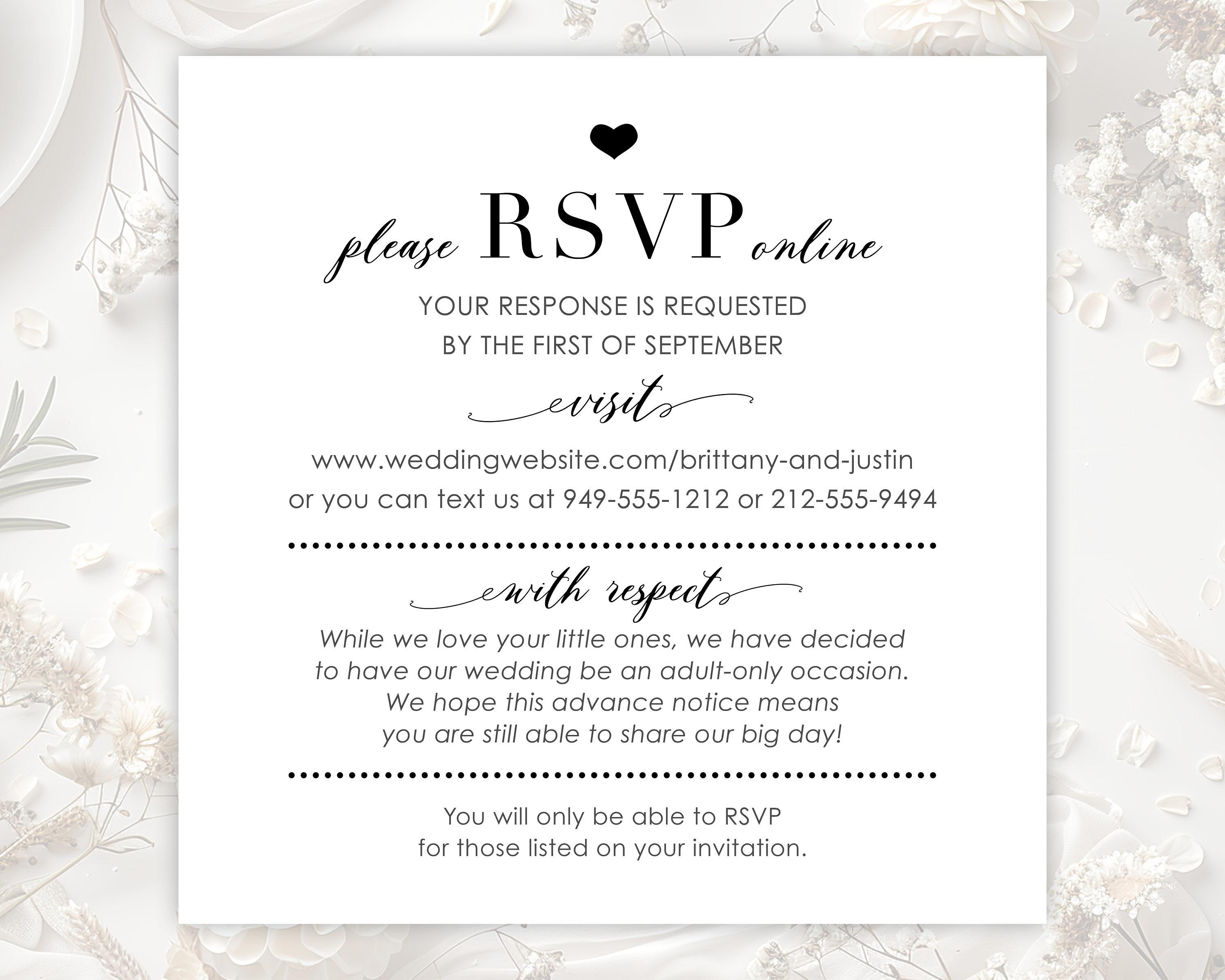 - Inspiring Ideas for Interactive RSVP Options