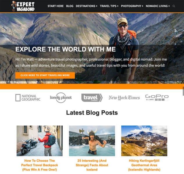 Designing a Travel Blog to Document Your Adventures