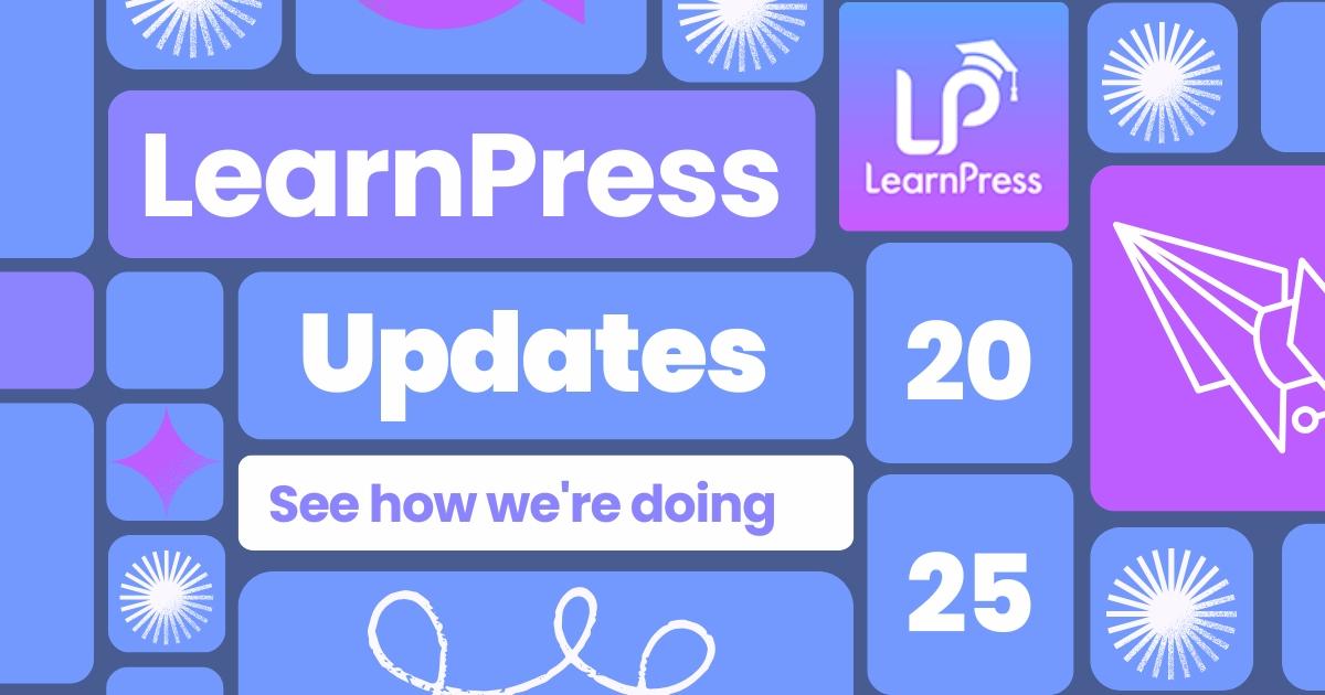 Early 2025 LearnPress Updates: A Fresh Look, Enhanced Features, and RealPro Release