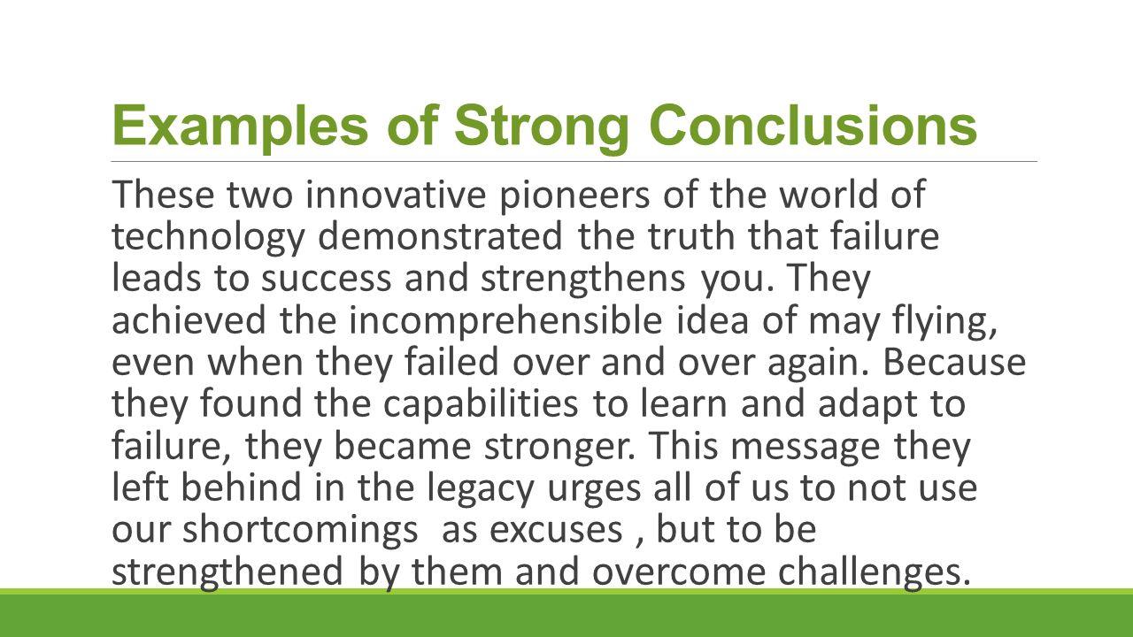 Wrapping Up with a Strong Conclusion that Resonates