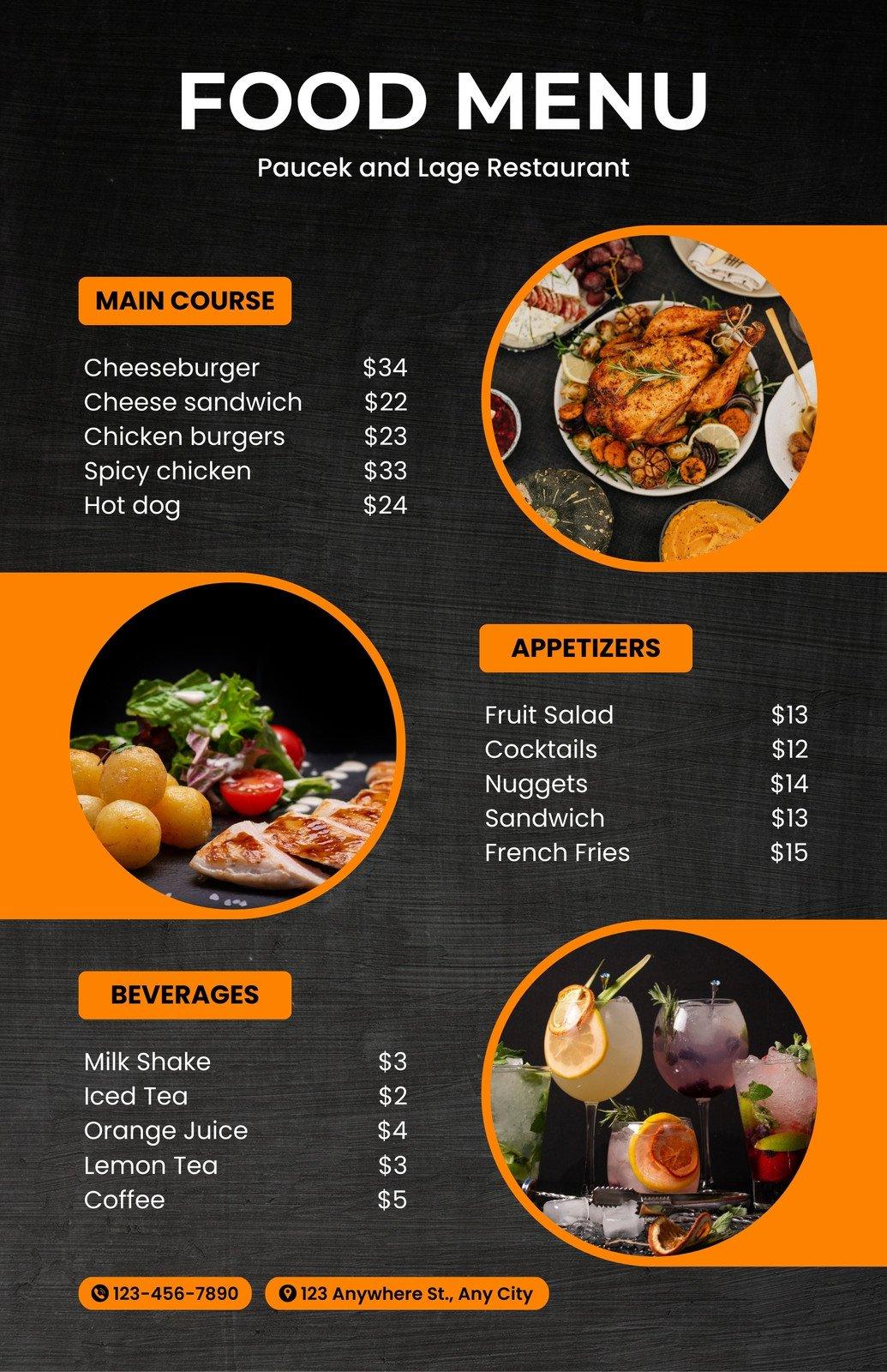 Design Tips to Make Your Menu Stand Out