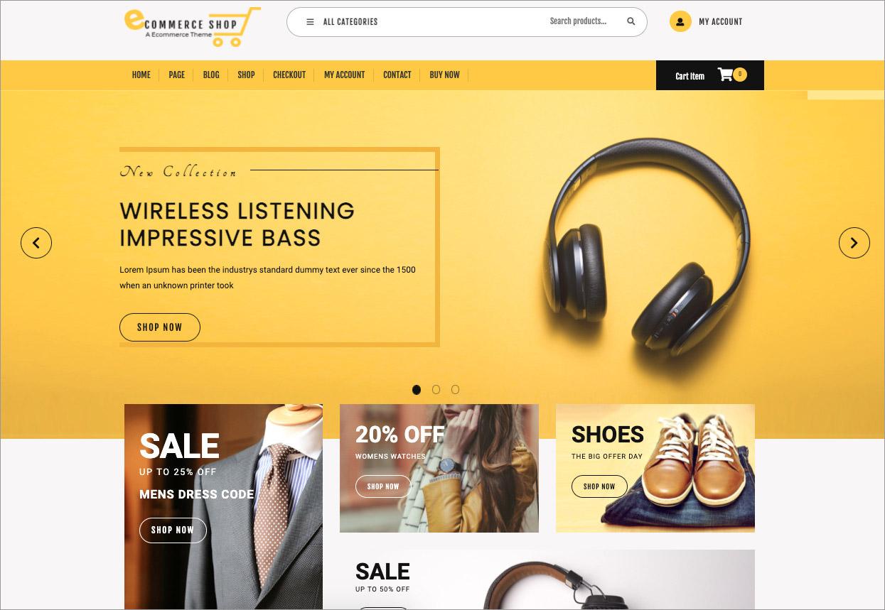 Choosing the Right Ecommerce WordPress Theme for Your Business