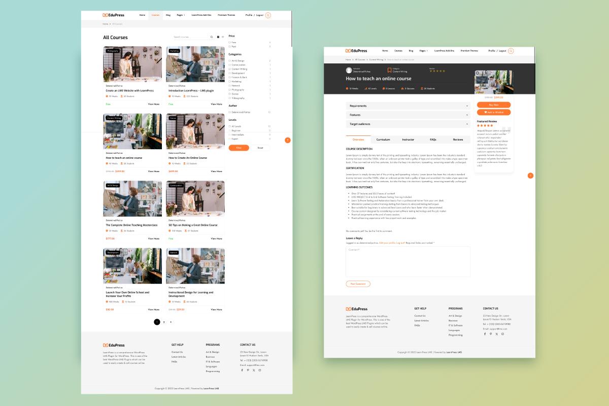 Key Features to Look for in an LMS Theme for LearnPress