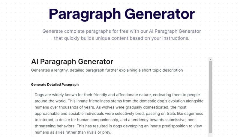 A Closer Look at the Best AI Paragraph Generators