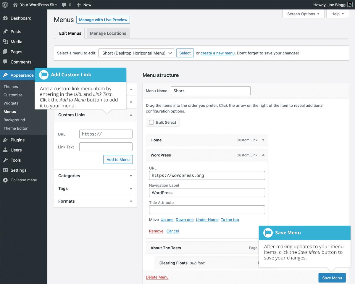 Adding Custom Links to Enhance Navigation and User Experience