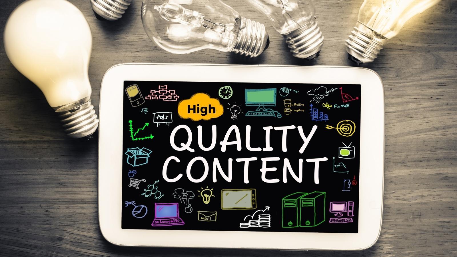 Crafting High-Quality Content that Engages and Converts